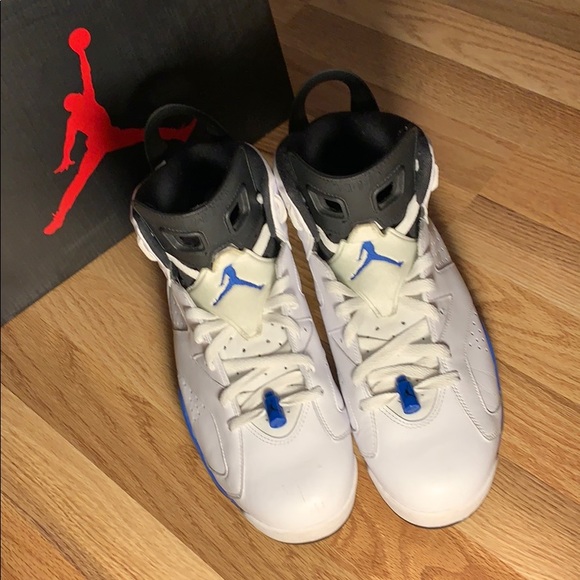 Sport Blue Jordan 6’s - Picture 3 of 4